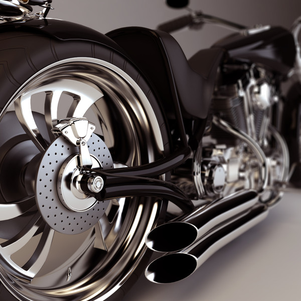 custom chopper 3d max - Custom Chopper by platinum3dmodels